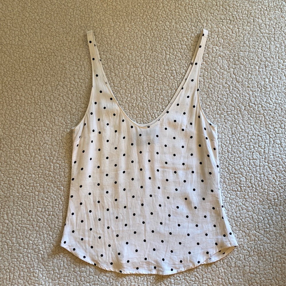 Reformation polka dot tank
